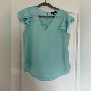 Teal blouse